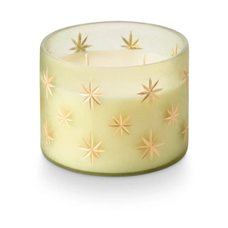 CREATIVE CO-OP Balsam & Cedar Frosted Star Glass - 410 Candles & Scents - The Farmhouse