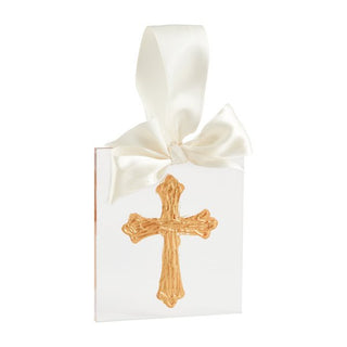 Cross Gold Acrylic Ornament - The Farmhouse