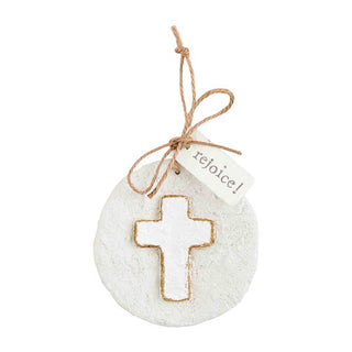 Cross Paper Pulp Ornament - The Farmhouse