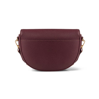 Luna Half-Moon Crossbody, Oxblood