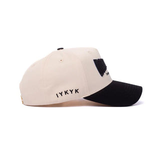 Dad Gang Hat, Batwing - Cream/Black - 260 Fashion Accessories - The Farmhouse