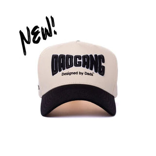 Dad Gang Hat, Batwing - Cream/Black - 260 Fashion Accessories - The Farmhouse