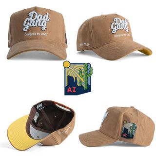 Dad Gang Hat, City Suede Arizona - 320 Men's - The Farmhouse