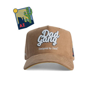 Dad Gang Hat, City Suede Arizona - 320 Men's - The Farmhouse