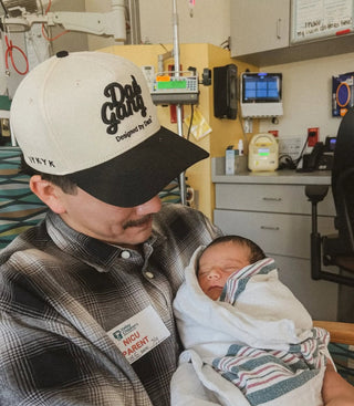 Dad Gang Hat, Cream and Black - 320 Men's - The Farmhouse