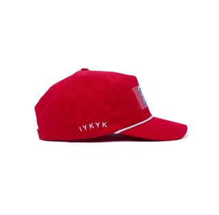 Dad Gang Hat, Retro Logo Red White Blue - 260 Fashion Accessories - The Farmhouse