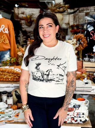 DAUGHTER OF THE KING GRAPHIC TEE - 120 Graphic Tees - The Farmhouse