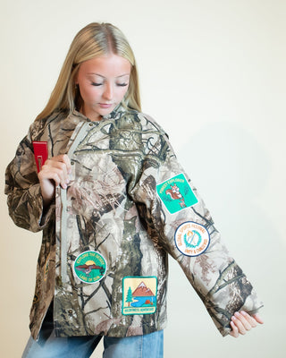 DAVI & DANI Women's Mountain Lodge Varsity Jacket - 160 Outerwear - The Farmhouse