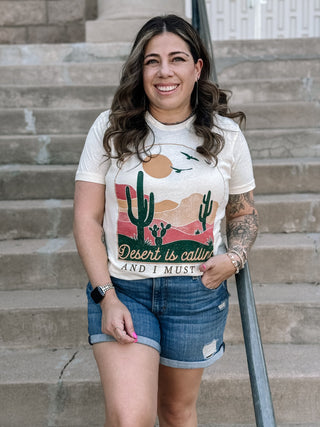 Desert is Calling Graphic Tee - The Farmhouse