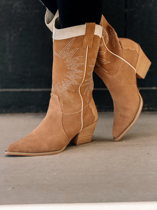 Desert Mirage Western Boho Festival Heeled Boot - The Farmhouse