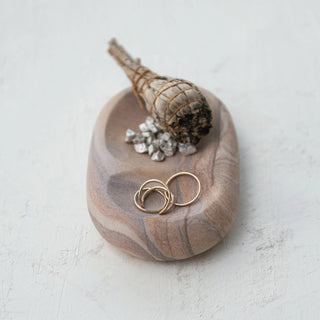 Desert Muse Sandstone Duo Dish - 420 Home Decor - The Farmhouse