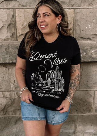 Desert Vibes Cotton Graphic Tee - The Farmhouse