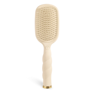 TELETIES Smooth Move Detangler Hair Brush (Thick Hair, Tan)