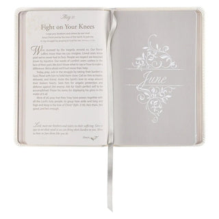 Devotional For Mr. & Mrs. White Faux Leather - 420 Home Decor - The Farmhouse