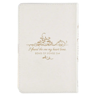Devotional For Mr. & Mrs. White Faux Leather - 420 Home Decor - The Farmhouse