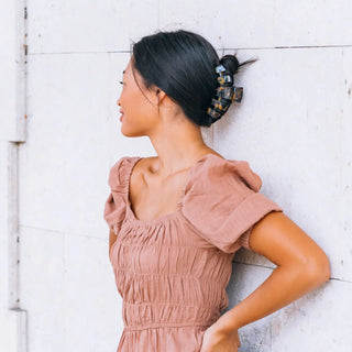 TELETIES Classic Tortoise Claw Hair Clip