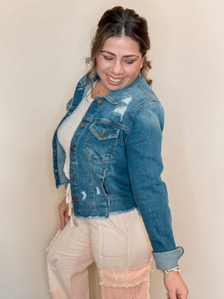 Downtown Vintage Jacket - Denim Blue - The Farmhouse