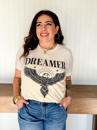Dreamer Unisex Graphic Tee, Natural - 120 Graphic Tees - The Farmhouse