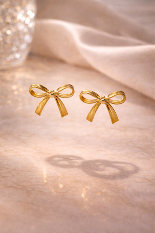 The Belle Bow Earrings