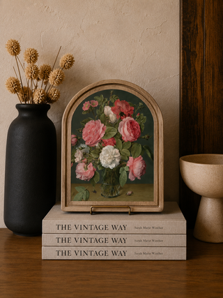 Redeemed Decor Pink Roses Arch Framed Art – The Farmhouse Boutique