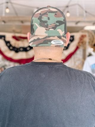 Eagle USA Snapback Hat - Camo - The Farmhouse