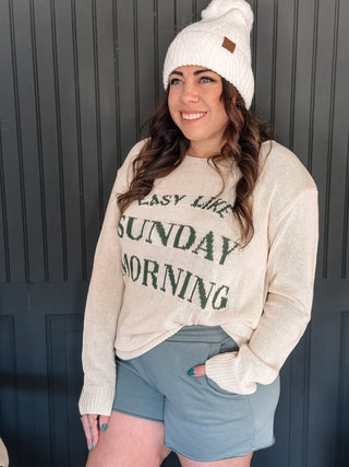 Easy Like Sunday Morning Sweater - The Farmhouse