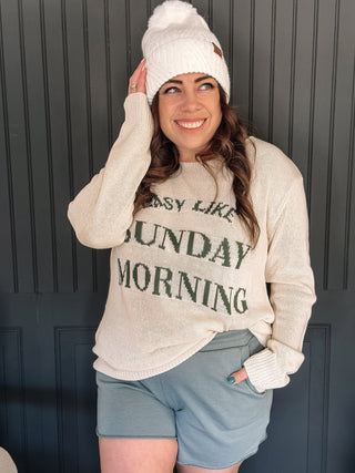 Easy Like Sunday Morning Sweater - The Farmhouse