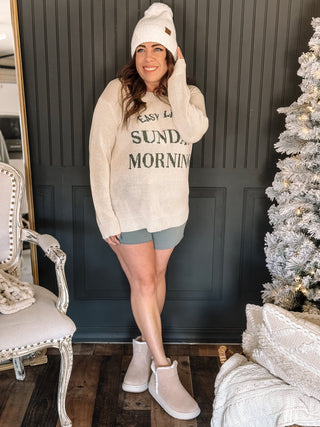 Easy Like Sunday Morning Sweater - The Farmhouse