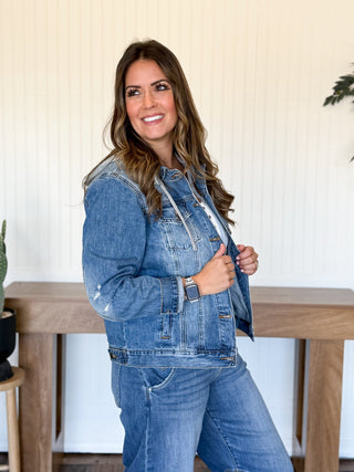 Easy Rider Hooded Trucker Jacket - 160 Outerwear - The Farmhouse