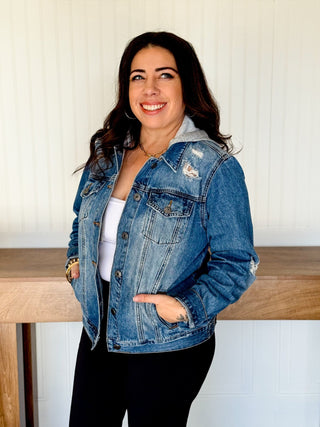Easy Rider Hooded Trucker Jacket - 160 Outerwear - The Farmhouse