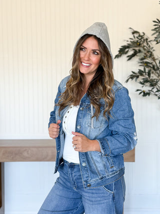 Easy Rider Hooded Trucker Jacket - 160 Outerwear - The Farmhouse