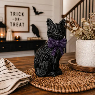 The Bow Tie Black Cat, Purple