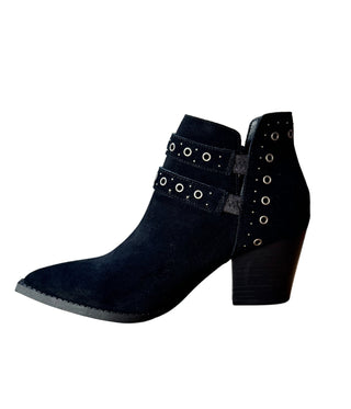 Elsa Leather Ankle Boot in Black - 100 Western Boots - The Farmhouse