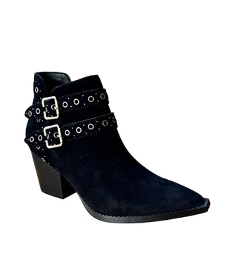 Elsa Leather Ankle Boot in Black - 100 Western Boots - The Farmhouse