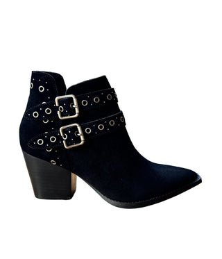 Elsa Leather Ankle Boot in Black - 100 Western Boots - The Farmhouse
