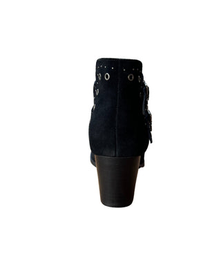 Elsa Leather Ankle Boot in Black - 100 Western Boots - The Farmhouse