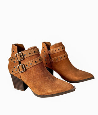 Elsa Leather Ankle Boot in Tan - 100 Western Boots - The Farmhouse