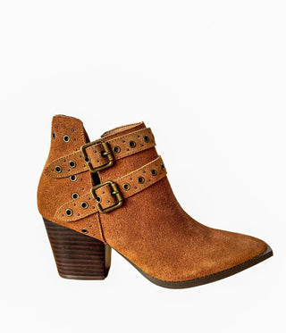 Elsa Leather Ankle Boot in Tan - 100 Western Boots - The Farmhouse