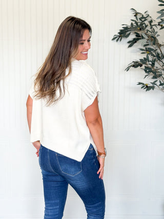 Everly Dolman Sweater Top, Cream - 100 Casual Tops - The Farmhouse