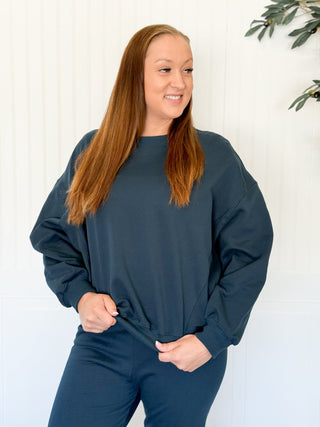 Everyday Comfort Pullover, Midnight Navy - 250 Activewear + Lounge - The Farmhouse