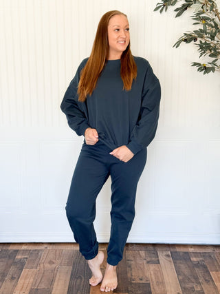 Everyday Comfort Pullover, Midnight Navy - 250 Activewear + Lounge - The Farmhouse