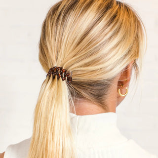 TELETIES Classic Tortoise Spiral Hair Tie