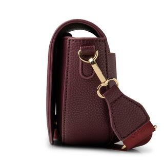 Luna Half-Moon Crossbody, Oxblood