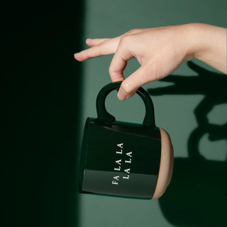 Fa La La Stoneware Coffee Mug - Christmas Decor & Gifts - 430 Holiday Decor - The Farmhouse