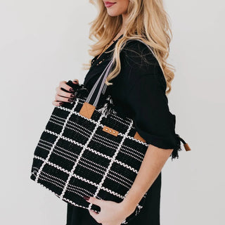Fae Fringe Tote Bag, Black - 280 Bags - The Farmhouse
