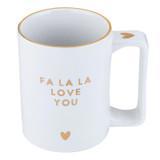 FaLaLa Love You Christmas Coffee Mug - The Farmhouse