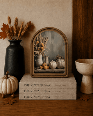 Fall Table Arch Framed Art 8.25x11" - 420 Home Decor - The Farmhouse