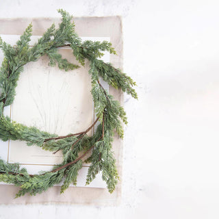 Faux Cedar Garland - The Farmhouse