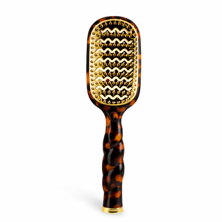 TELETIES Golden Hour Quick-Dry Vented Hair Brush (Tortoise)