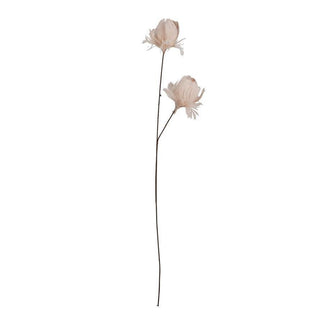 Feather Flower Stem - Pink - 420 Home Decor - The Farmhouse